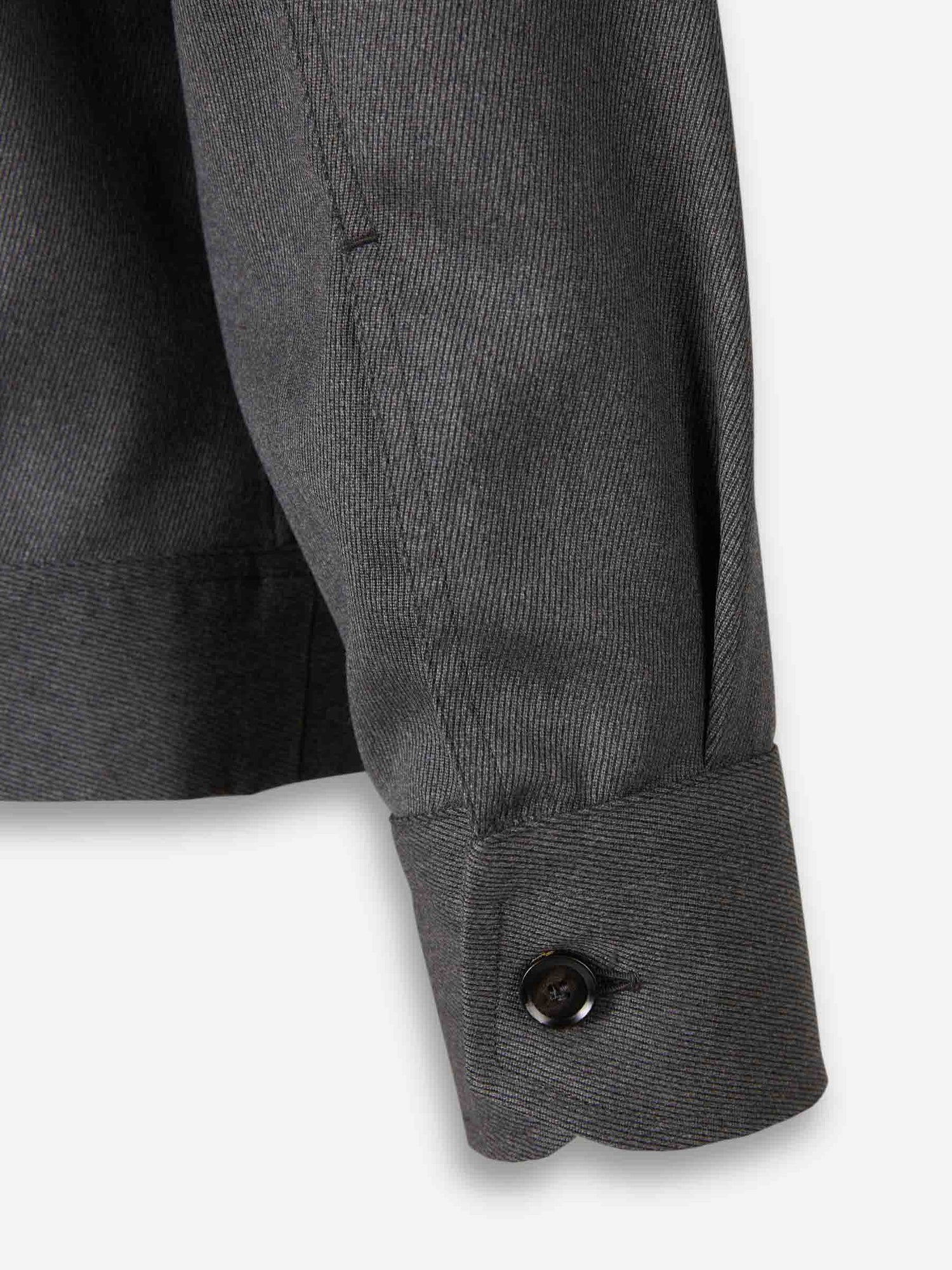 Outlet online Brioni Hombre Chaqueta Casual Lana color Gris Antracita sku 513-000135 01 - Foto 5