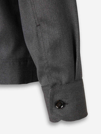 Outlet online Brioni Hombre Chaqueta Casual Lana color Gris Antracita sku 513-000135 01 - Foto 5
