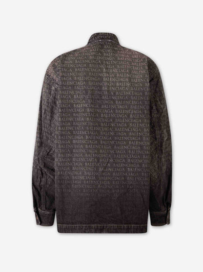 Balenciaga Hombre Barcelona Chaqueta Denim Logo color Negro sku 513-000140 01 - Foto 2