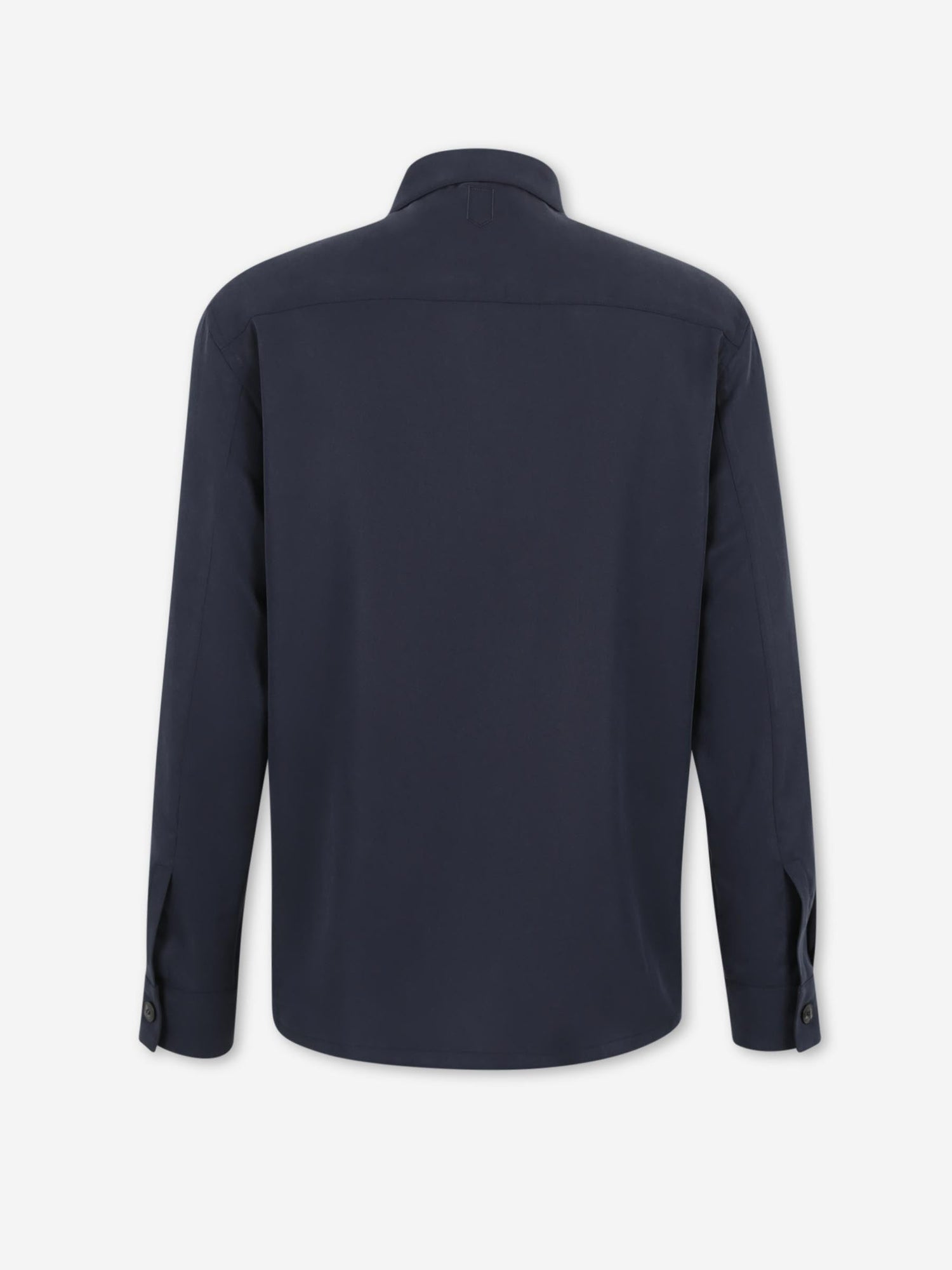 Outlet online Canali Hombre Sobrecamisa Lyocell color Azul Marino sku 513-000155 01 - Foto 2