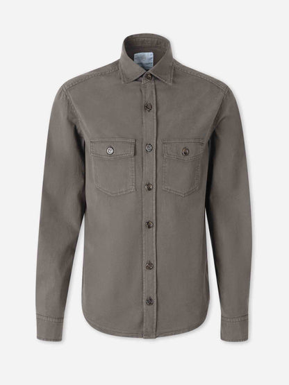 Richard J. Brown Hombre Barcelona Sobrecamisa Gary color Marrón sku 513-000162 01 - Foto 1