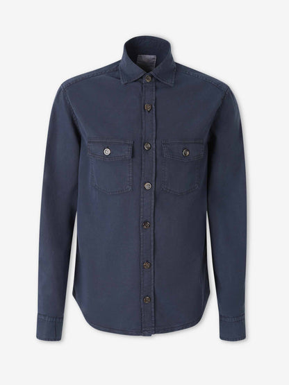 Richard J. Brown Hombre Barcelona Sobrecamisa Gary color Azul Marino sku 513-000162 02 - Foto 1