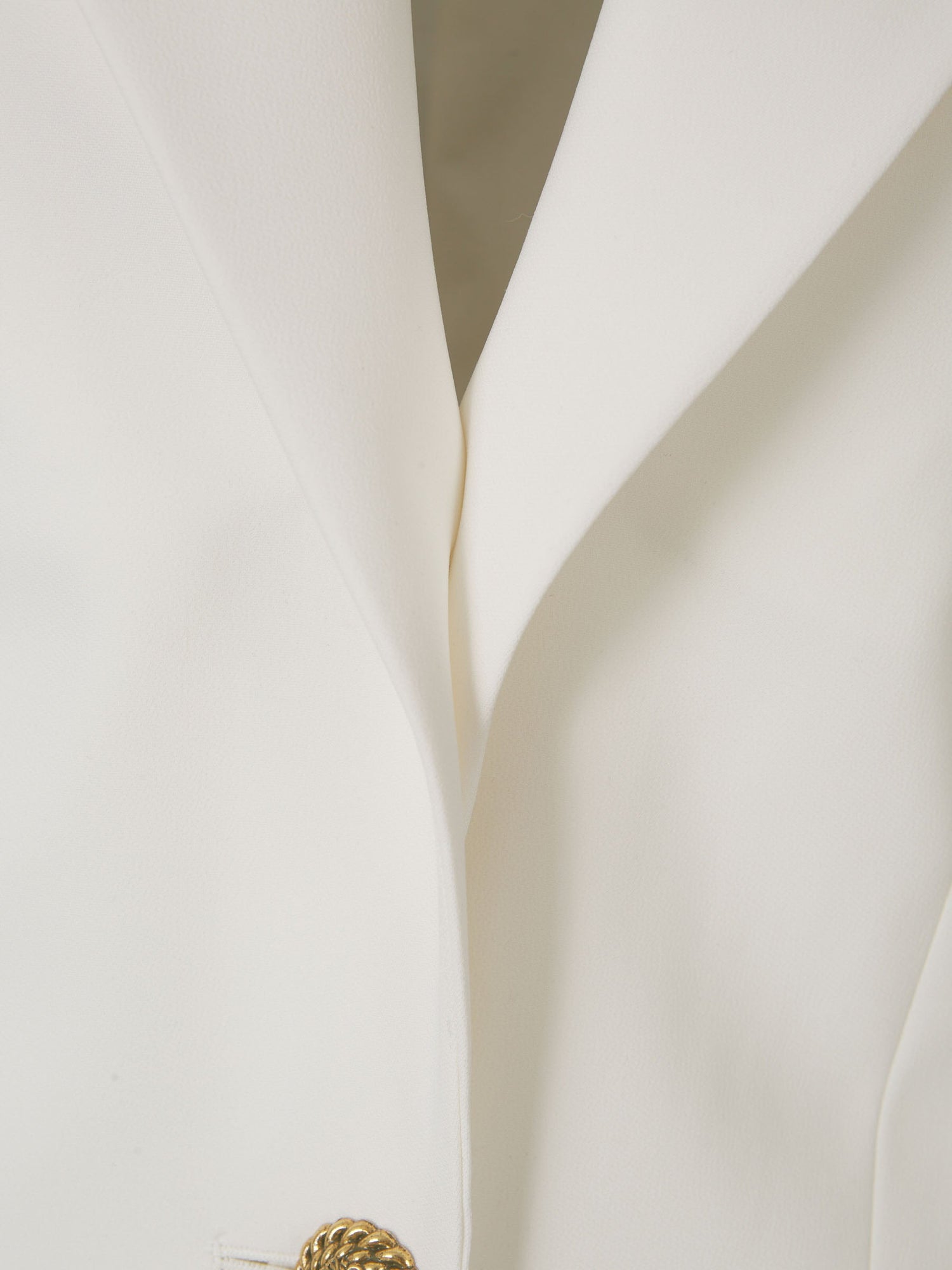 Outlet online Balmain Mujer Blazer Liso Viscosa color Blanco sku 741-002078 01 - Foto 3