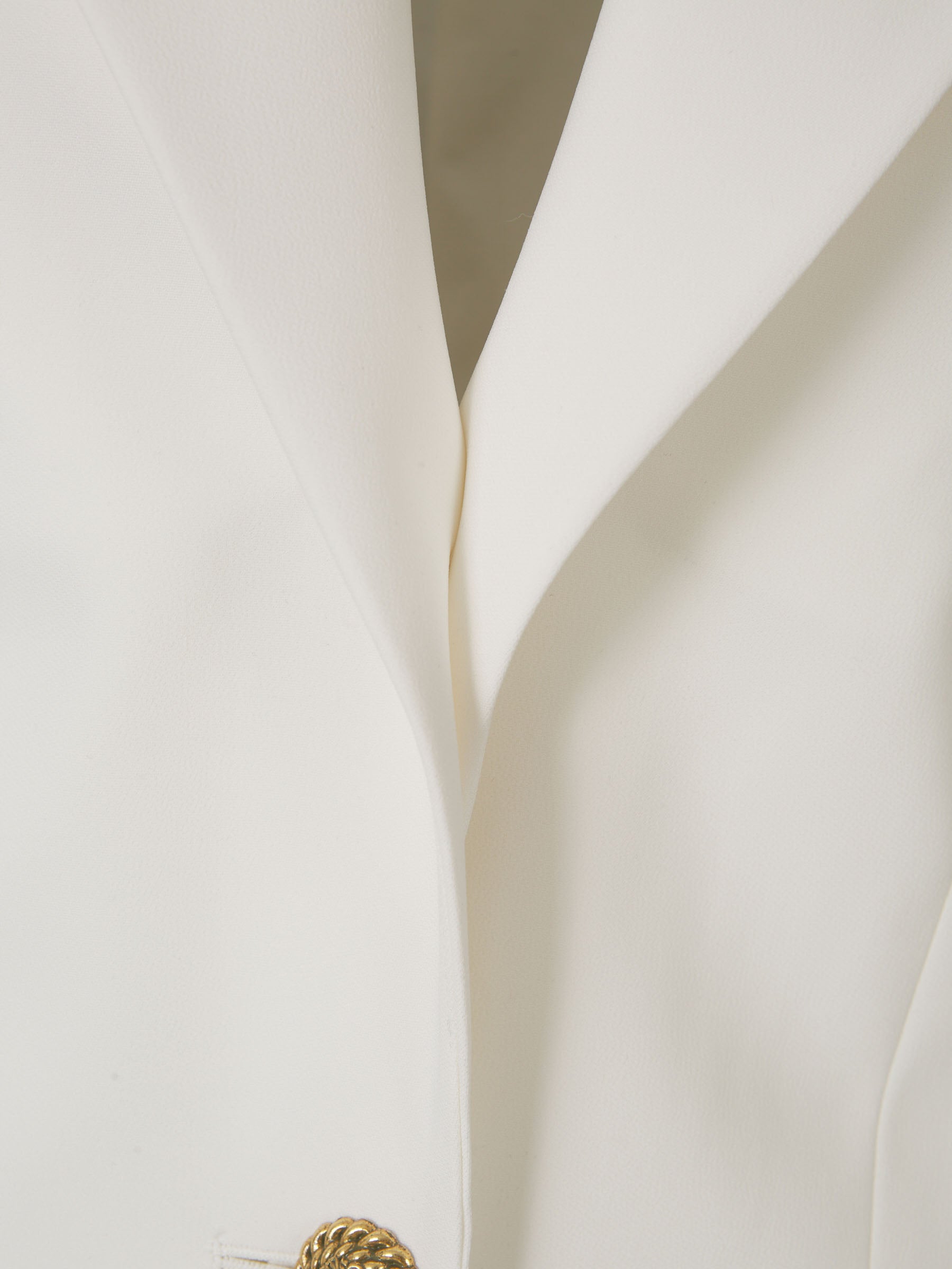Outlet online Balmain Mujer Blazer Liso Viscosa color Blanco sku 741-002078 01 - Foto 3