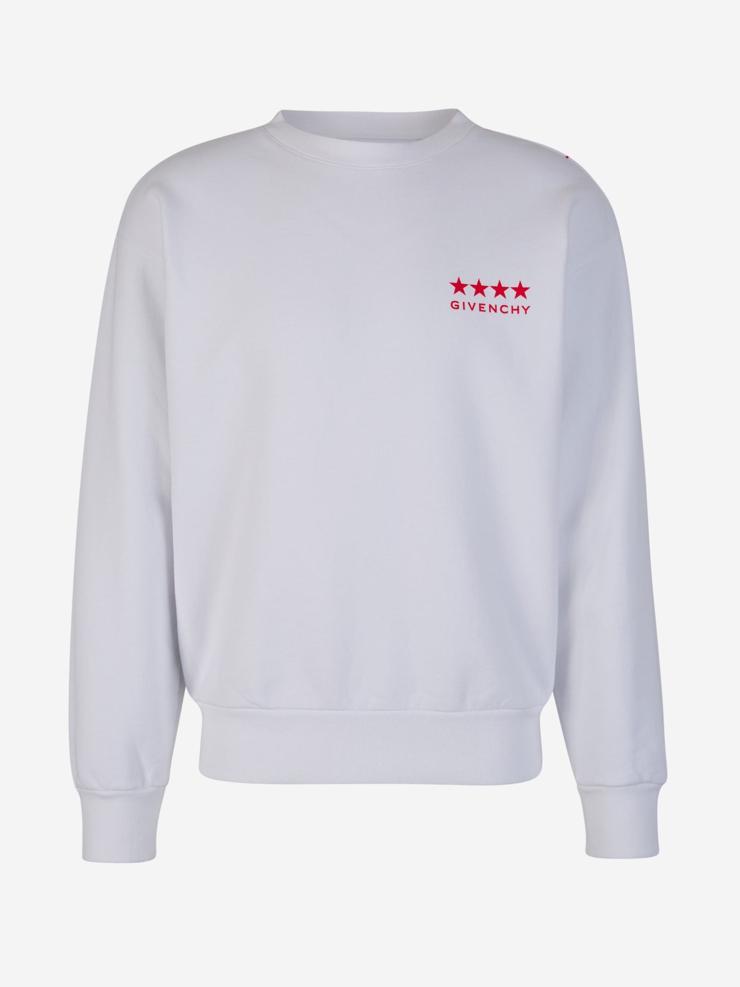 Outlet online Givenchy Hombre Sudadera 4G Crewneck color Blanco sku 545-001544 01 - Foto 1