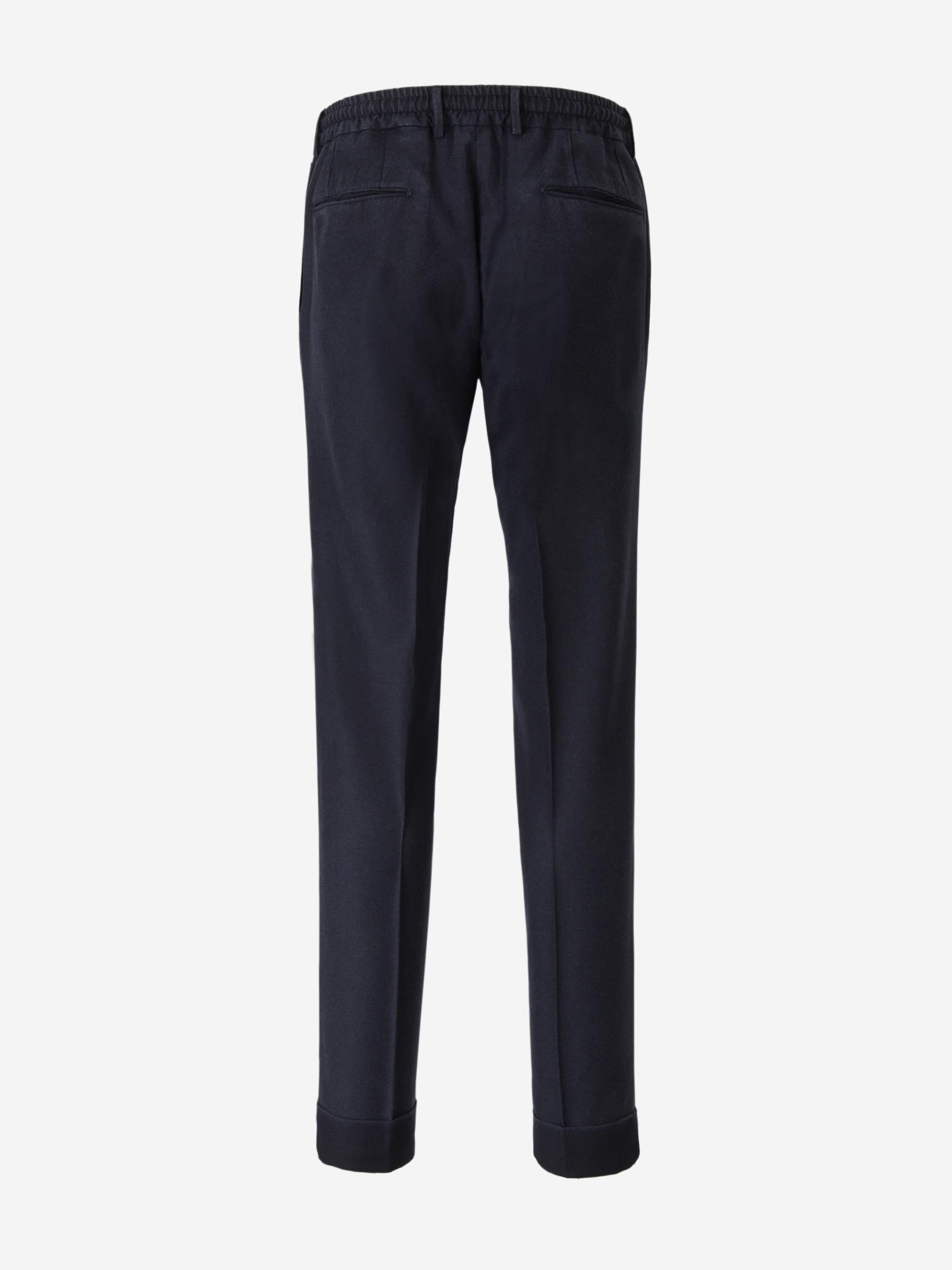 Outlet online Santa Eulalia Hombre Pantalones Clásicos Lana color Azul Noche sku 521-002263 01 - Foto 2