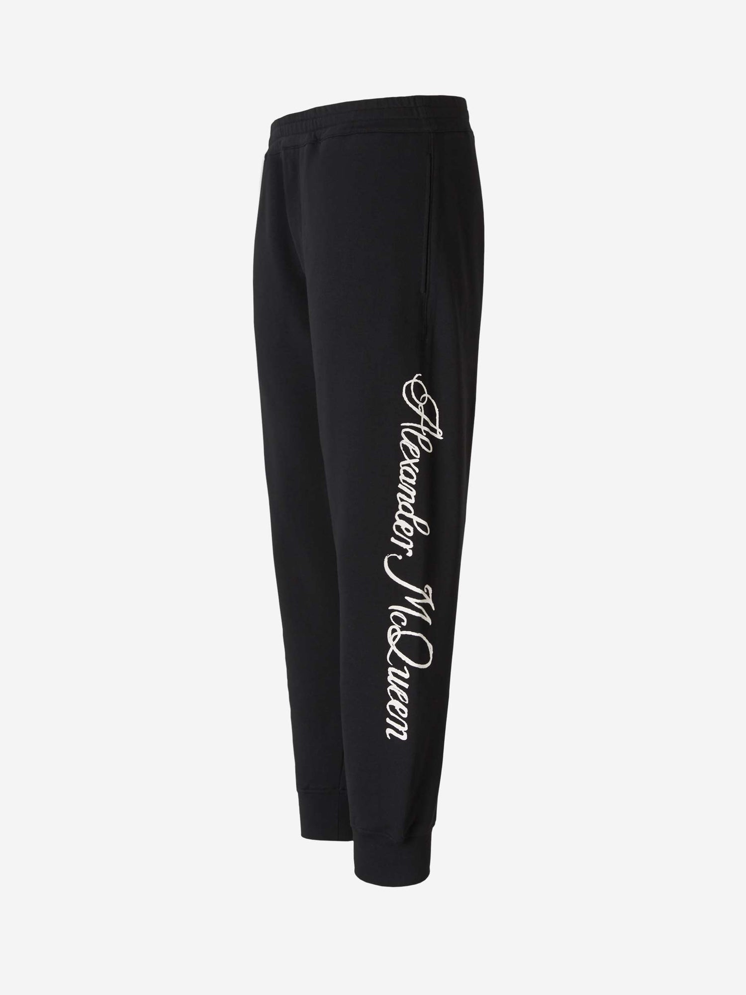 Outlet online McQueen Hombre Joggers Logo Algodón color Negro sku 521-002316 01 - Foto 2