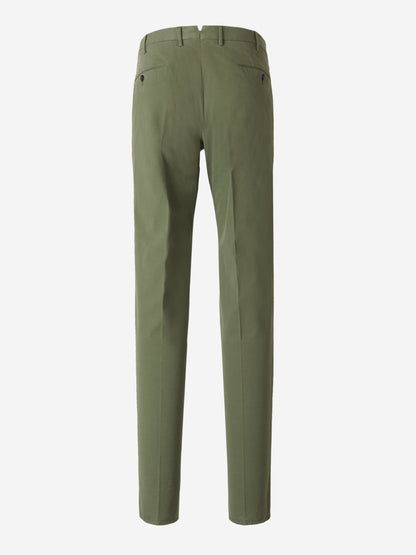 Outlet online PT Torino Hombre Pantalones Chinos Algodón color Verde Militar sku 521-002474 07 - Foto 18