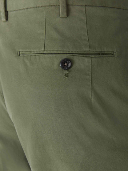 Outlet online PT Torino Hombre Pantalones Chinos Algodón color Verde Militar sku 521-002474 07 - Foto 20