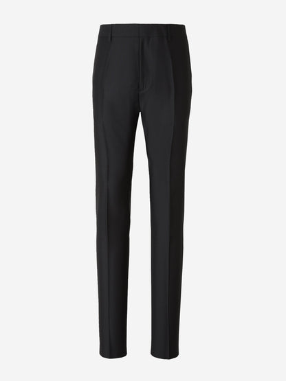 Outlet online Dsquared2 Hombre Pantalones Cigarette Lana color Negro sku 521-002509 00 - Foto 1