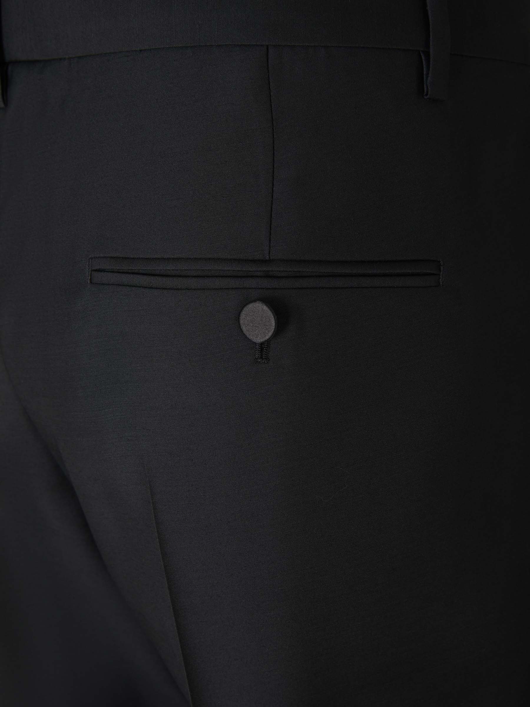 Outlet online Dsquared2 Hombre Pantalones Cigarette Lana color Negro sku 521-002509 00 - Foto 4