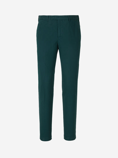 Outlet online PT Torino Hombre Pantalones Formales Algodón color Verde Oscuro sku 521-002535 01 - Foto 1
