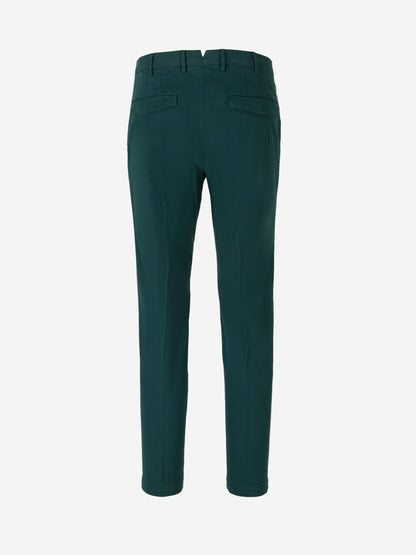 Outlet online PT Torino Hombre Pantalones Formales Algodón color Verde Oscuro sku 521-002535 01 - Foto 2