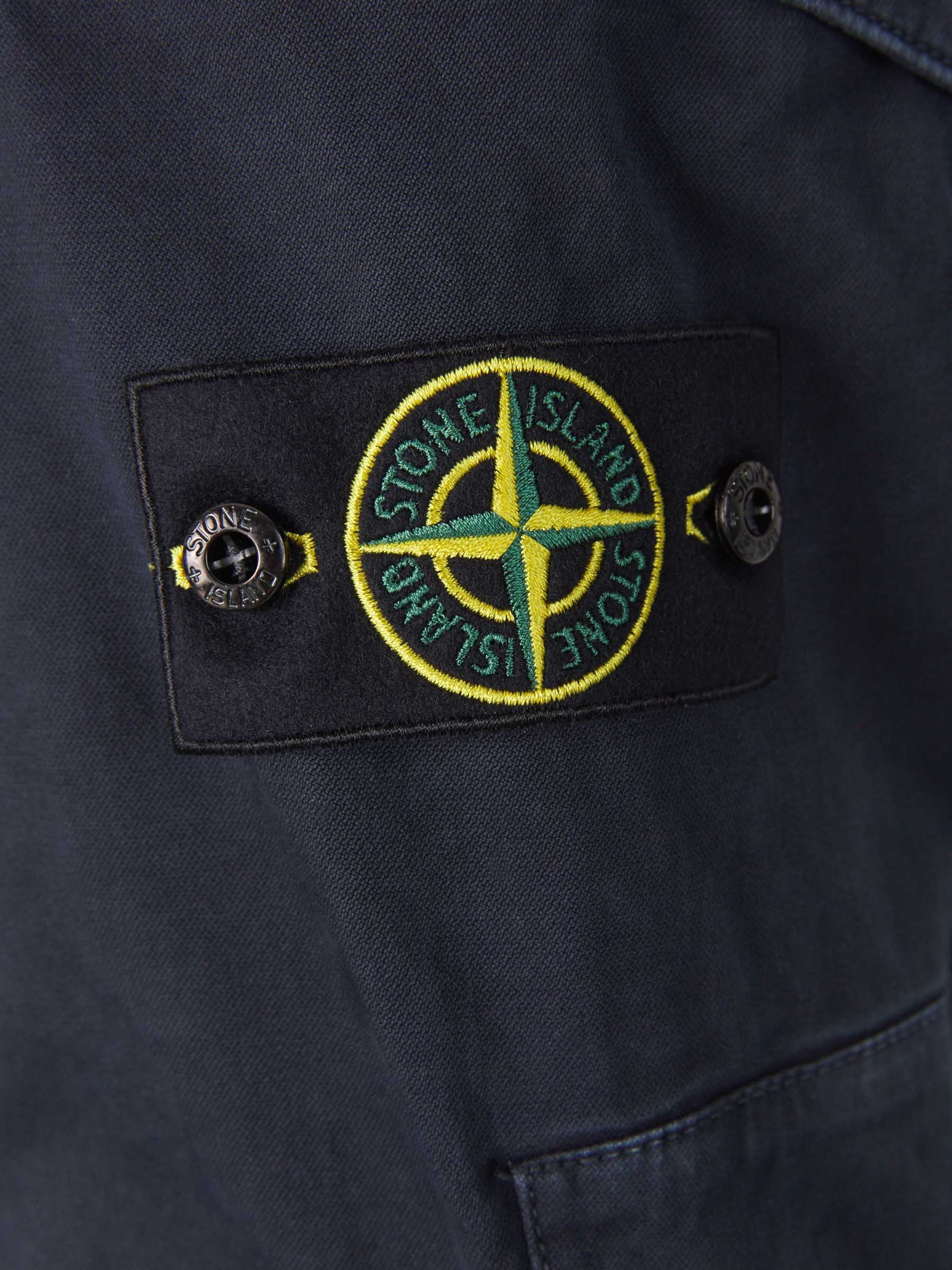 Outlet online Stone Island Hombre Pantalones Cargo Algodón color Gris Claro sku 521-002575 02 - Foto 5