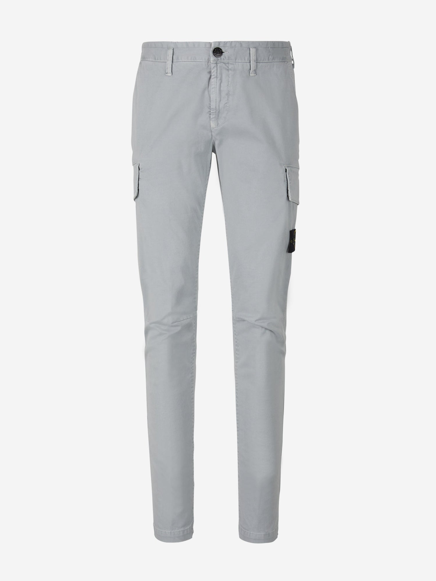 Outlet online Stone Island Hombre Pantalones Cargo Algodón color Gris Claro sku 521-002575 02 - Foto 7