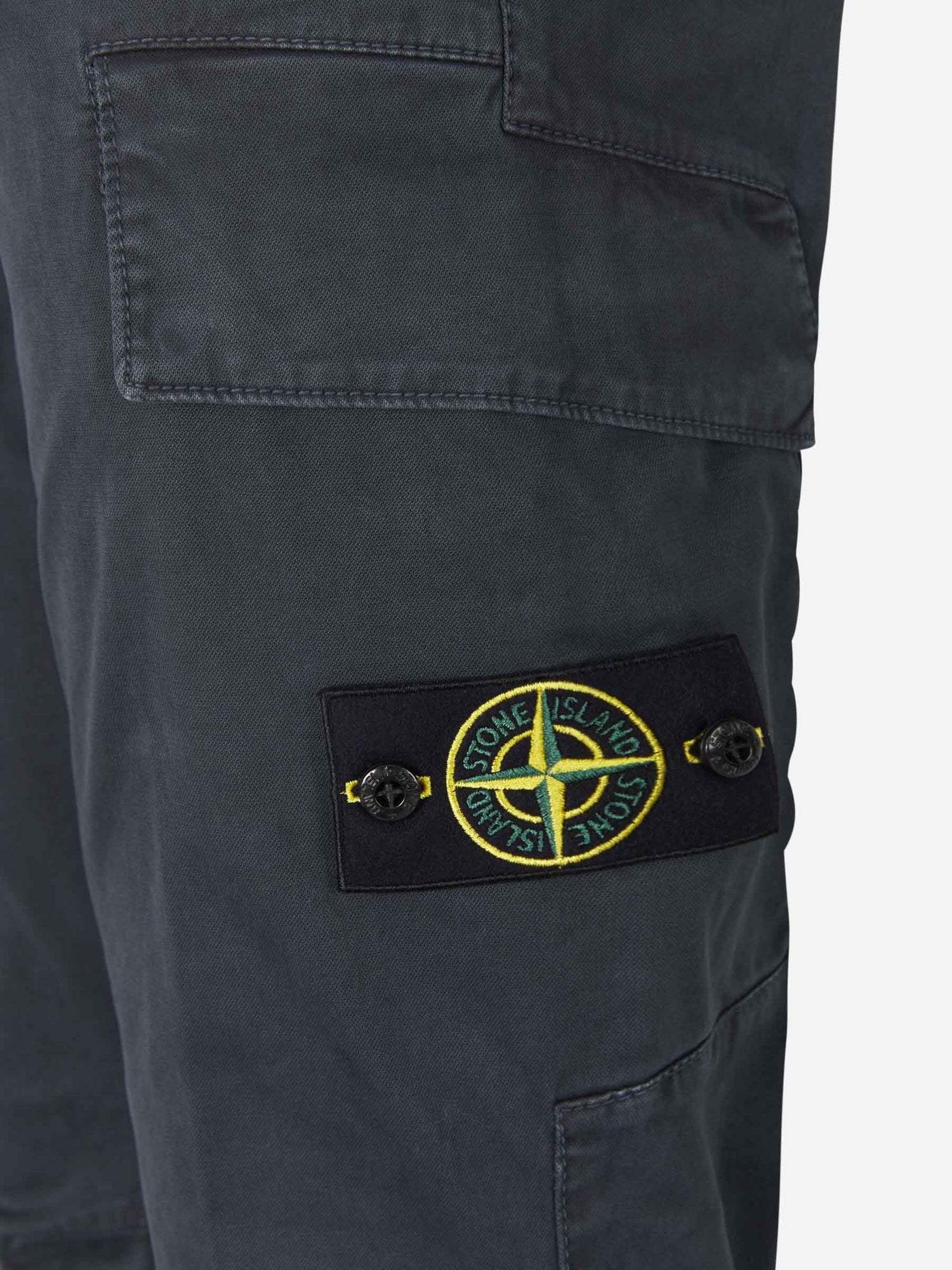 Outlet online Stone Island Hombre Pantalones Cargo Algodón color Gris Claro sku 521-002575 02 - Foto 17