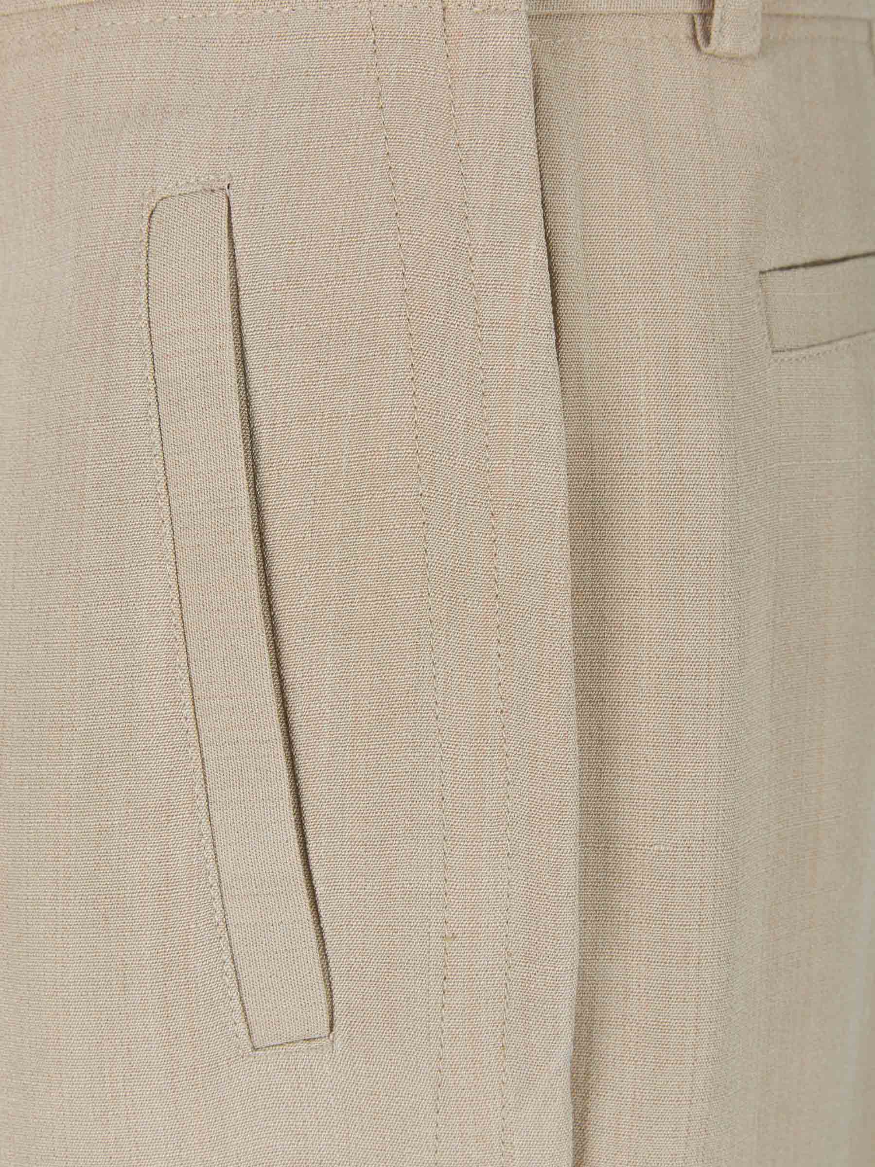 Outlet online Jacquemus Hombre Pantalones Le Pantalón Linu color Beis sku 521-002612 01 - Foto 4