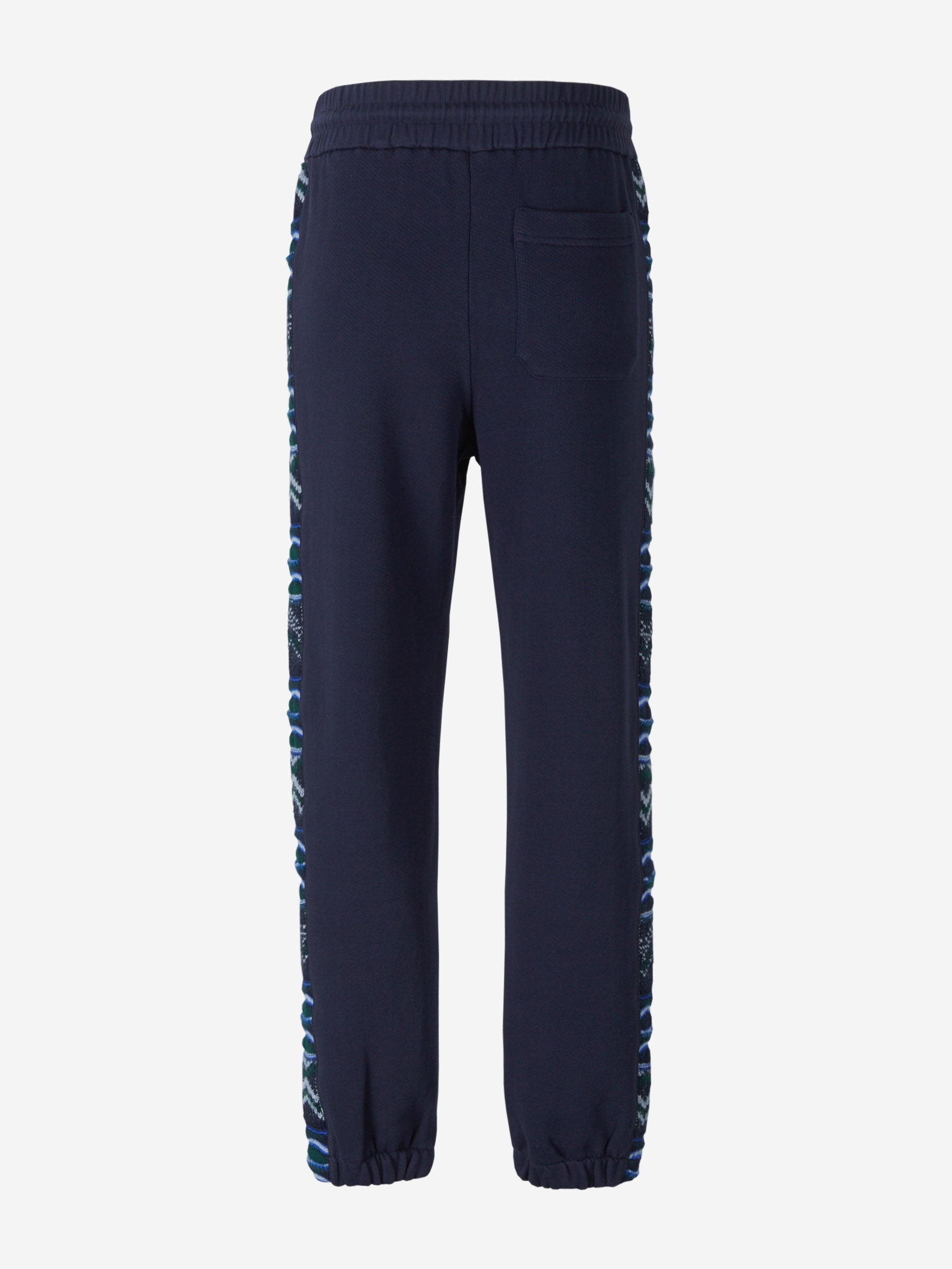 Outlet online Missoni Hombre Joggers Paneles Contraste color Azul Marino sku 521-002615 01 - Foto 3