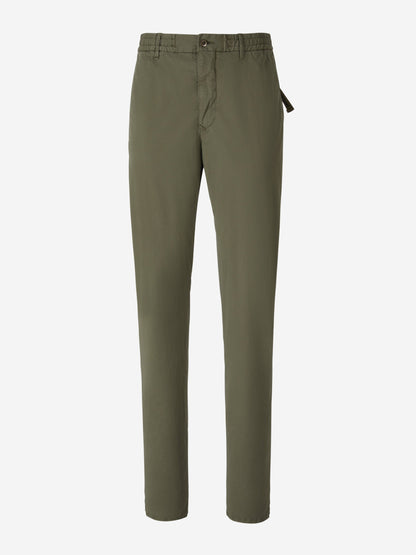 Outlet online Incotex Slacks Hombre Pantalones Gabardina Algodón color Verde Militar sku 521-002681 02 - Foto 1