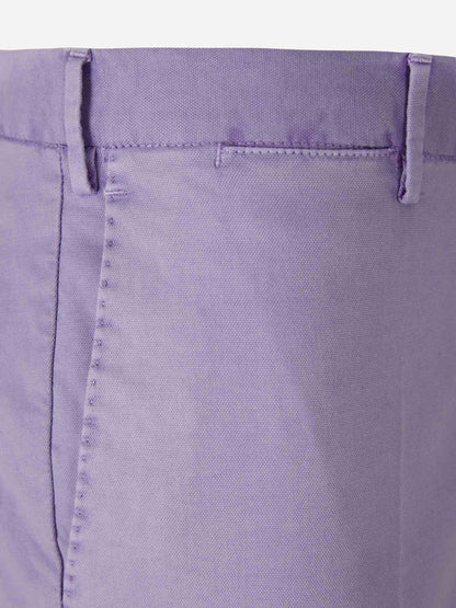 Outlet online PT Torino Hombre Pantalones Chinos Algodón color Lavanda sku 521-002747 02 - Foto 3