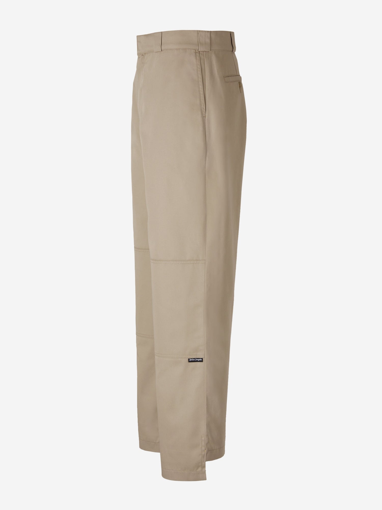 Outlet online Palm Angels Hombre Pantalones Baggy Logo color Beis sku 521-002781 01 - Foto 2