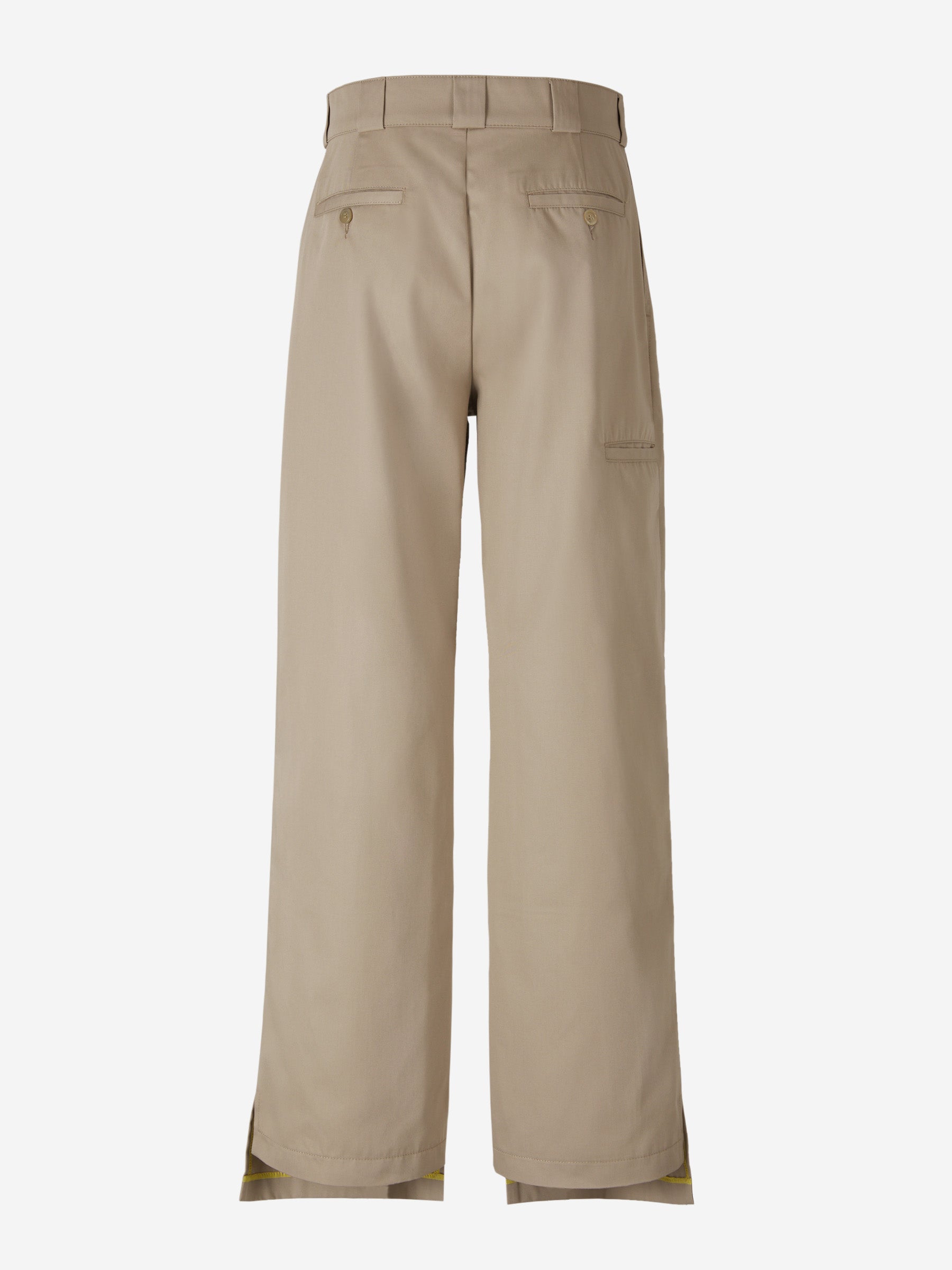 Outlet online Palm Angels Hombre Pantalones Baggy Logo color Beis sku 521-002781 01 - Foto 4