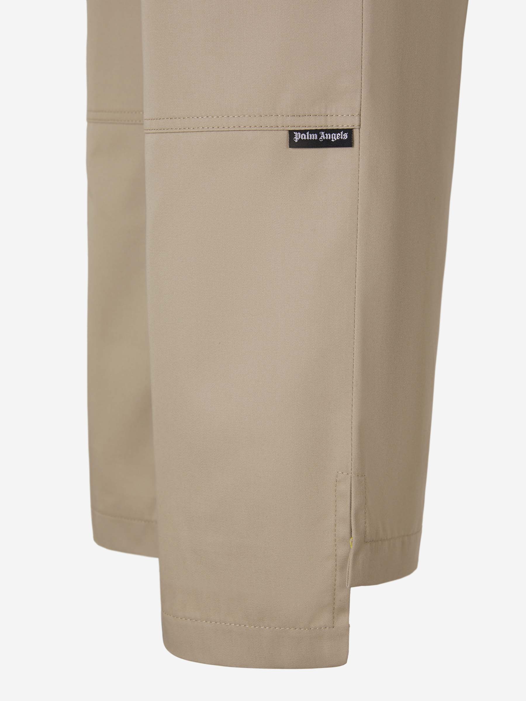 Outlet online Palm Angels Hombre Pantalones Baggy Logo color Beis sku 521-002781 01 - Foto 6
