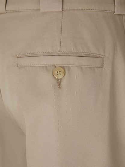 Outlet online Palm Angels Hombre Pantalones Baggy Logo color Beis sku 521-002781 01 - Foto 7