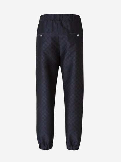 Outlet online Balmain Hombre Joggers Jacquard Monograma color Negro sku 521-002797 01 - Foto 2