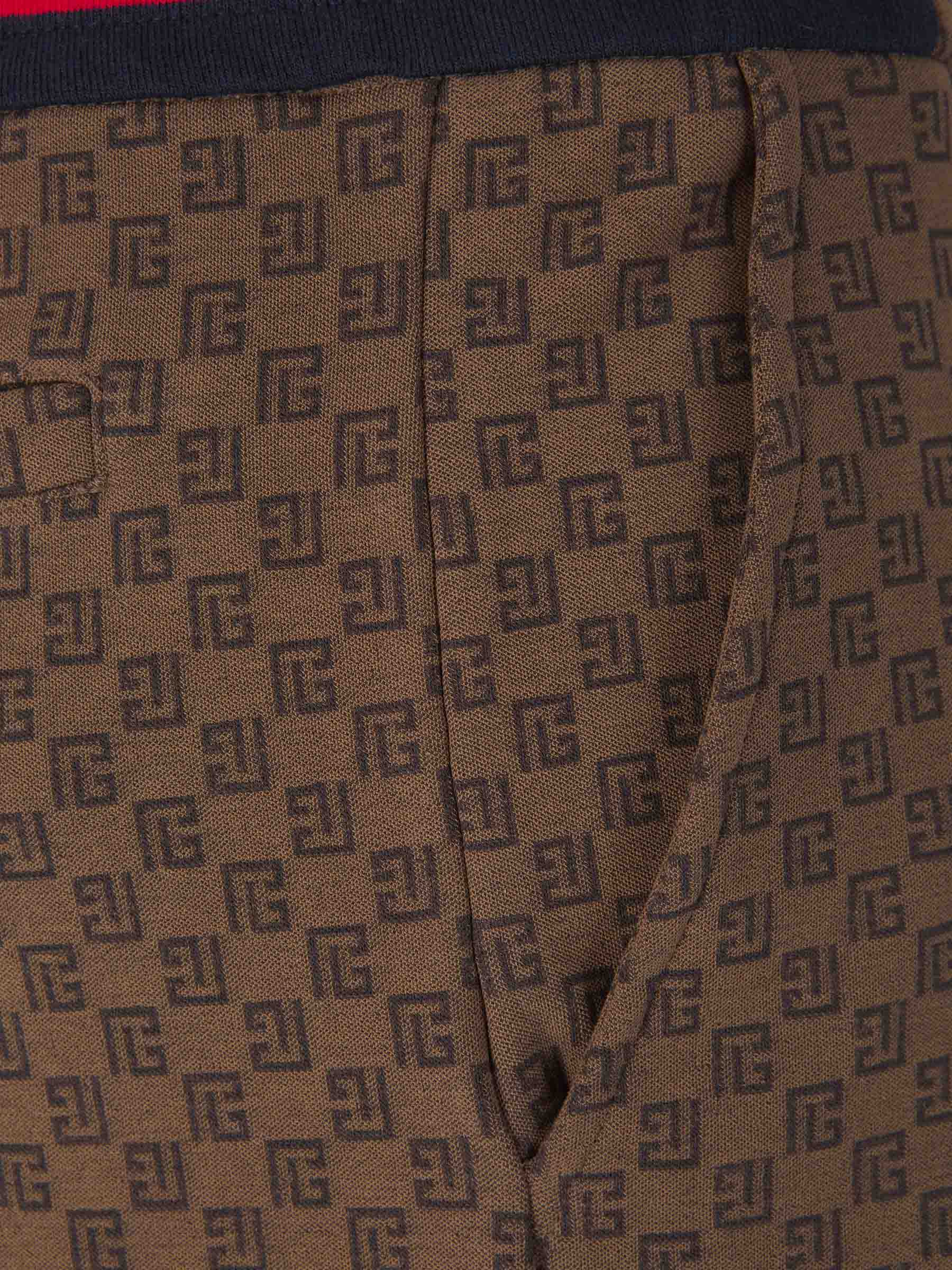 Outlet online Balmain Hombre Joggers Logo Monograma color Marron sku 521-002798 00 - Foto 3