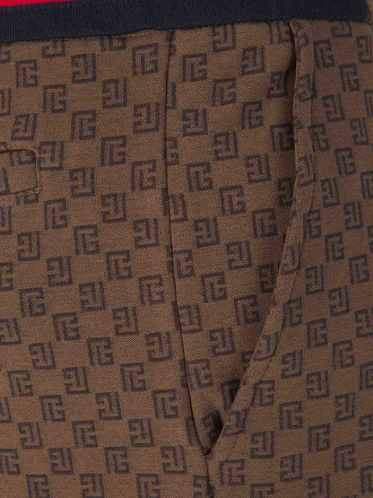 Outlet online Balmain Hombre Joggers Logo Monograma color Marron sku 521-002798 00 - Foto 3
