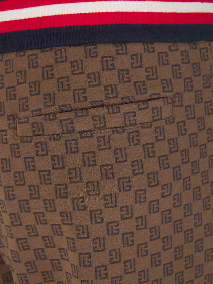 Outlet online Balmain Hombre Joggers Logo Monograma color Marron sku 521-002798 00 - Foto 4