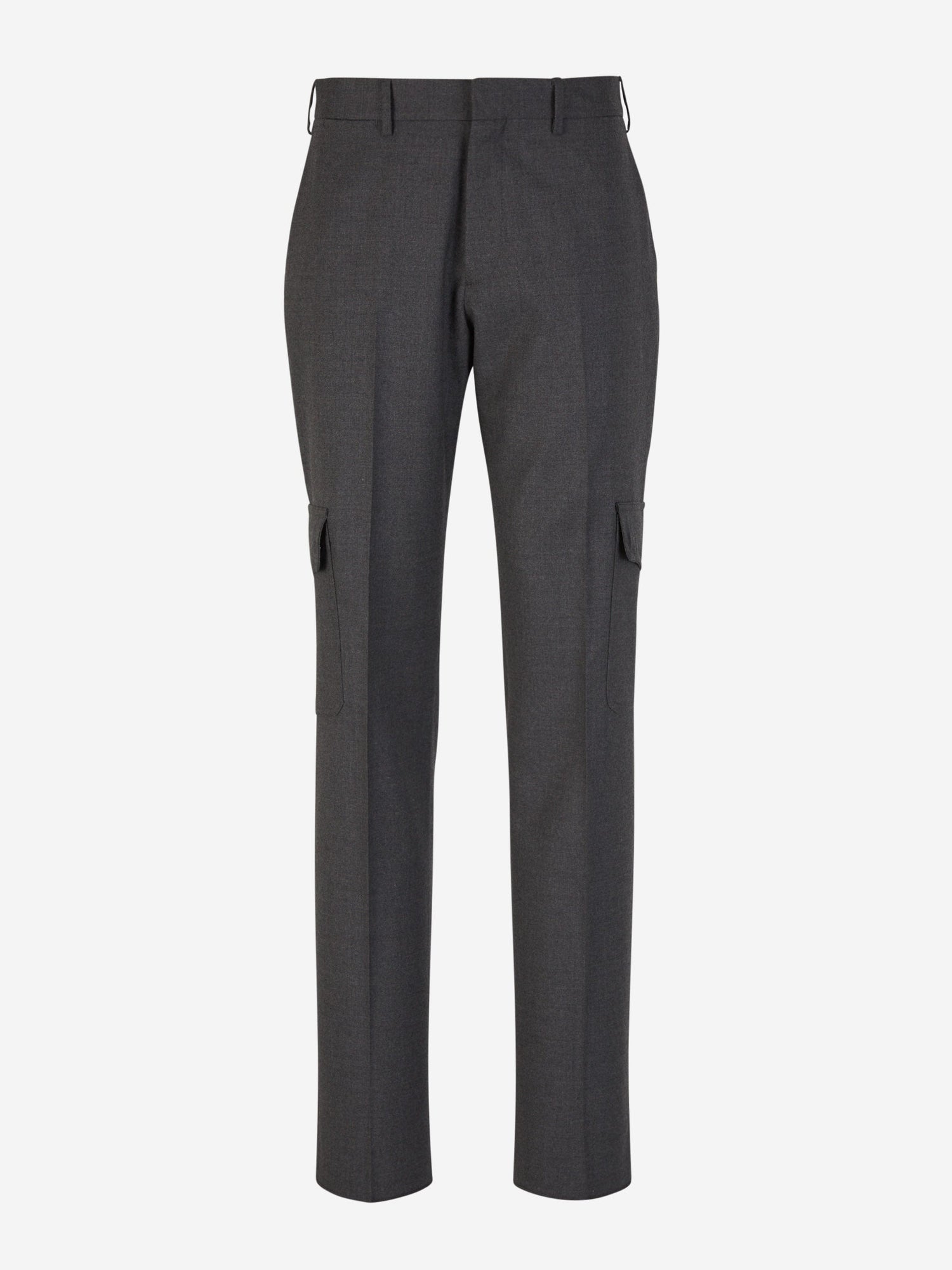 Outlet online Lardini Hombre Pantalones Lana Bolsillos color Gris Oscuro sku 521-002802 01 - Foto 1