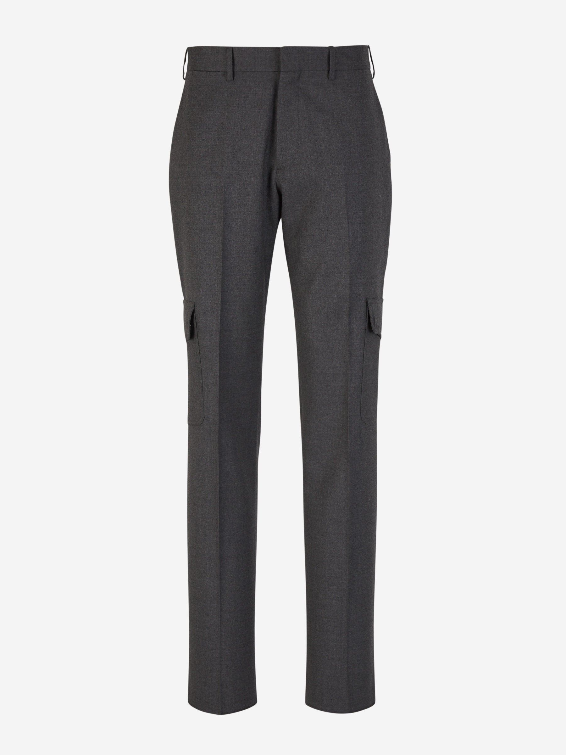 Outlet online Lardini Hombre Pantalones Lana Bolsillos color Gris Oscuro sku 521-002802 01 - Foto 1