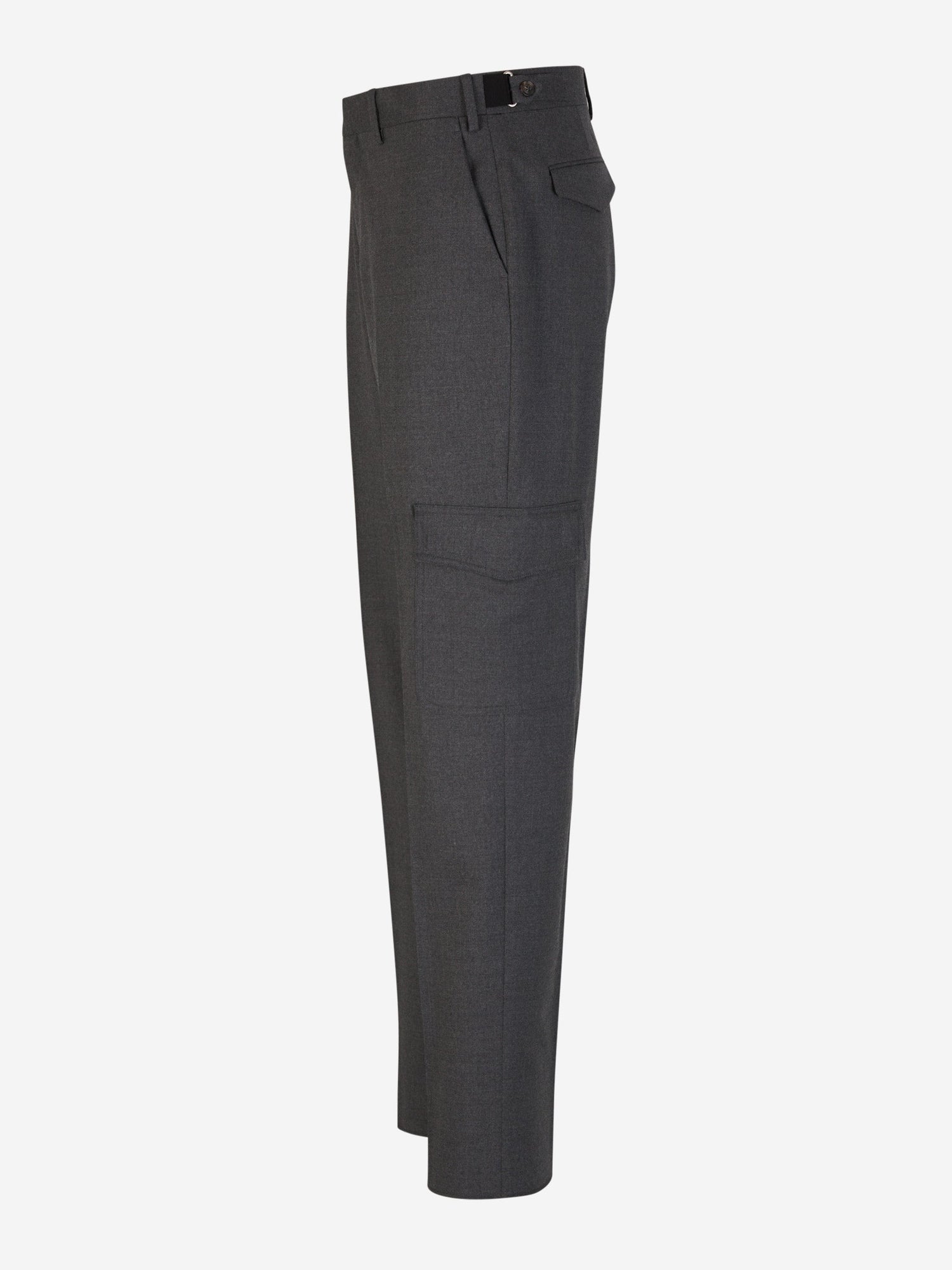 Outlet online Lardini Hombre Pantalones Lana Bolsillos color Gris Oscuro sku 521-002802 01 - Foto 2