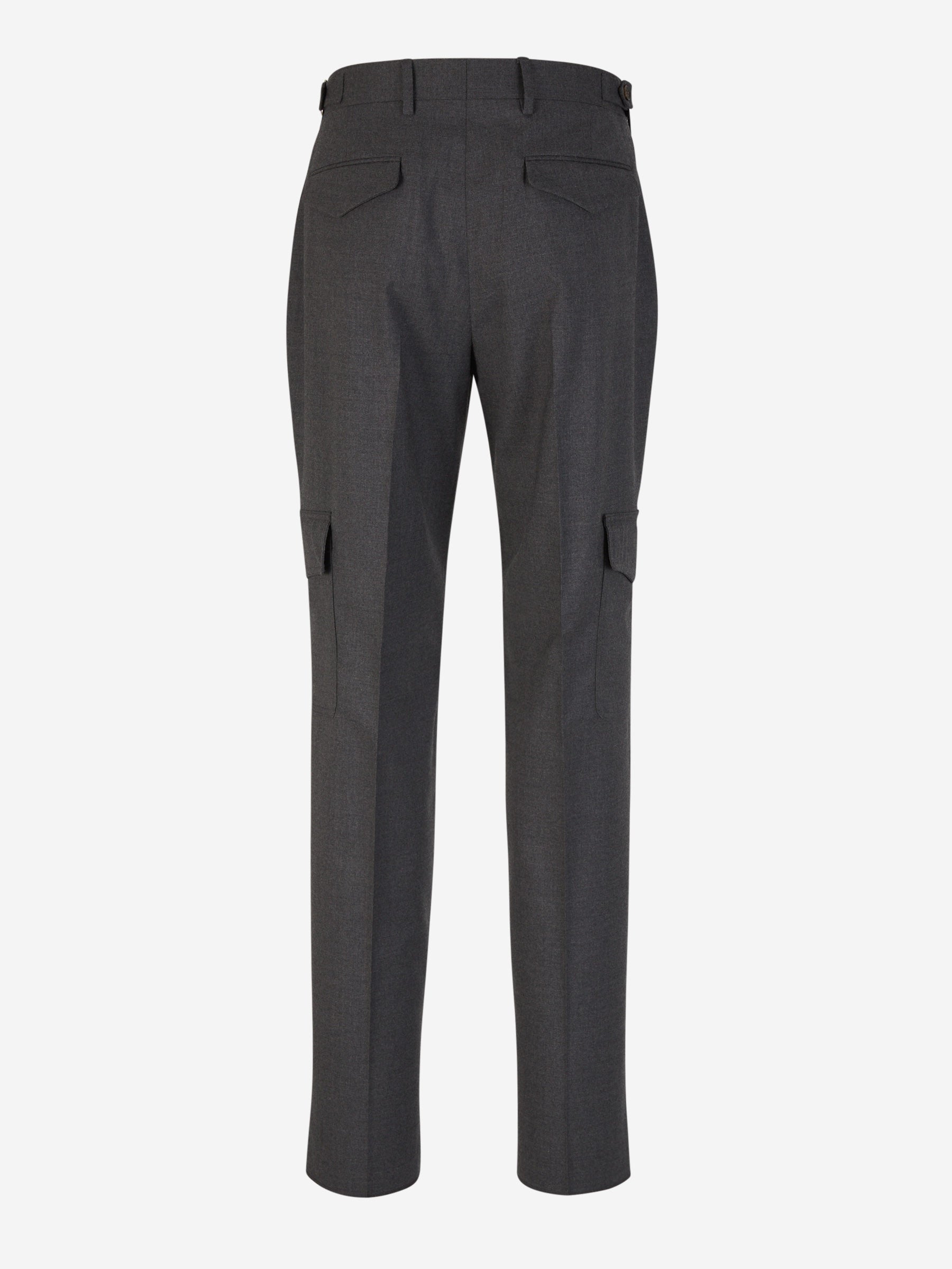 Outlet online Lardini Hombre Pantalones Lana Bolsillos color Gris Oscuro sku 521-002802 01 - Foto 3