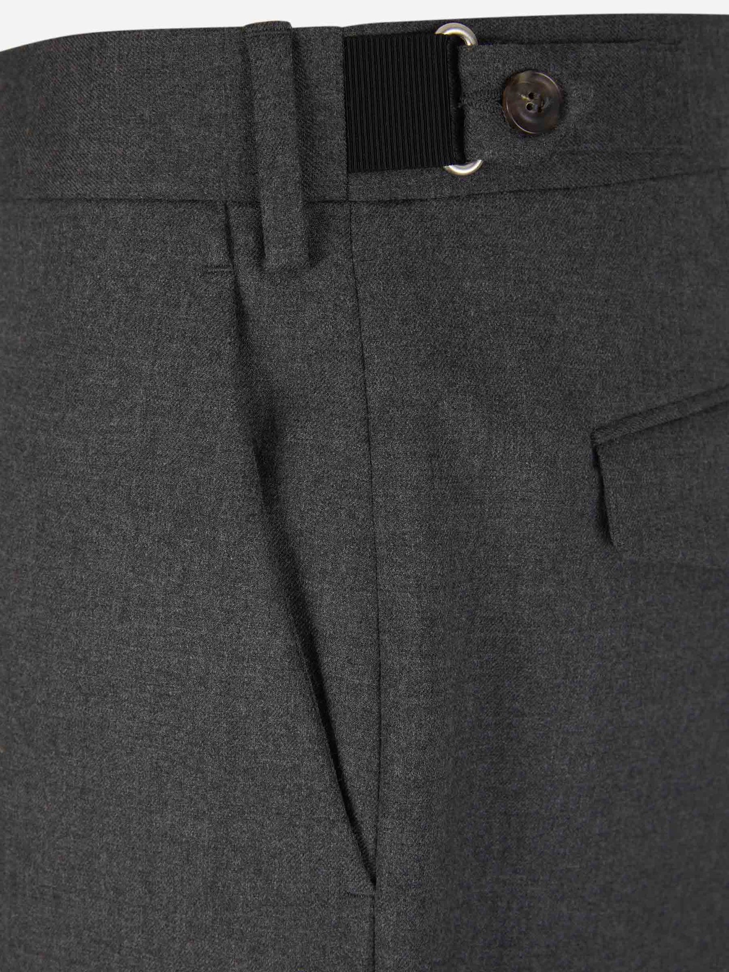 Outlet online Lardini Hombre Pantalones Lana Bolsillos color Gris Oscuro sku 521-002802 01 - Foto 4