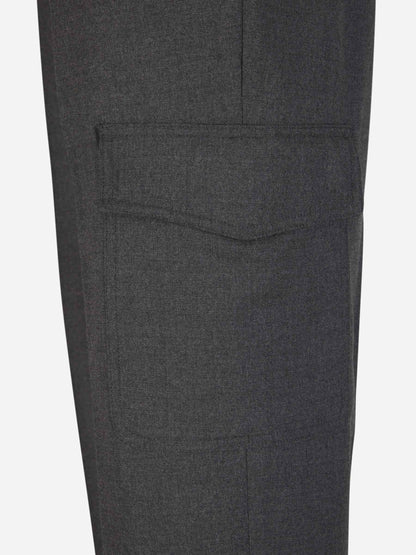 Outlet online Lardini Hombre Pantalones Lana Bolsillos color Gris Oscuro sku 521-002802 01 - Foto 5