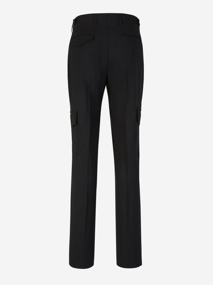 Outlet online Lardini Hombre Pantalones Lana Bolsillos color Gris Oscuro sku 521-002802 01 - Foto 9