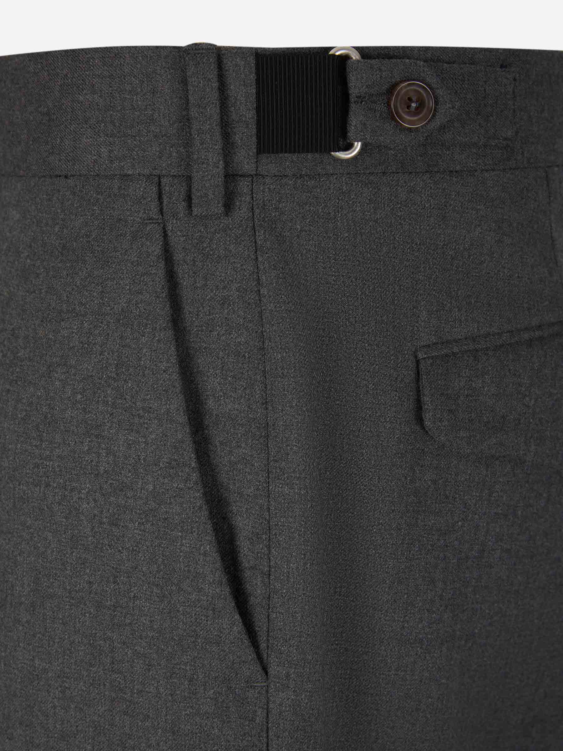 Outlet online Lardini Hombre Pantalones Formales Lana color Gris Oscuro sku 521-002803 01 - Foto 4