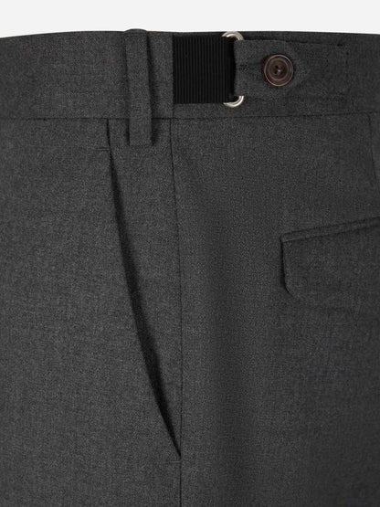 Outlet online Lardini Hombre Pantalones Formales Lana color Gris Oscuro sku 521-002803 01 - Foto 4