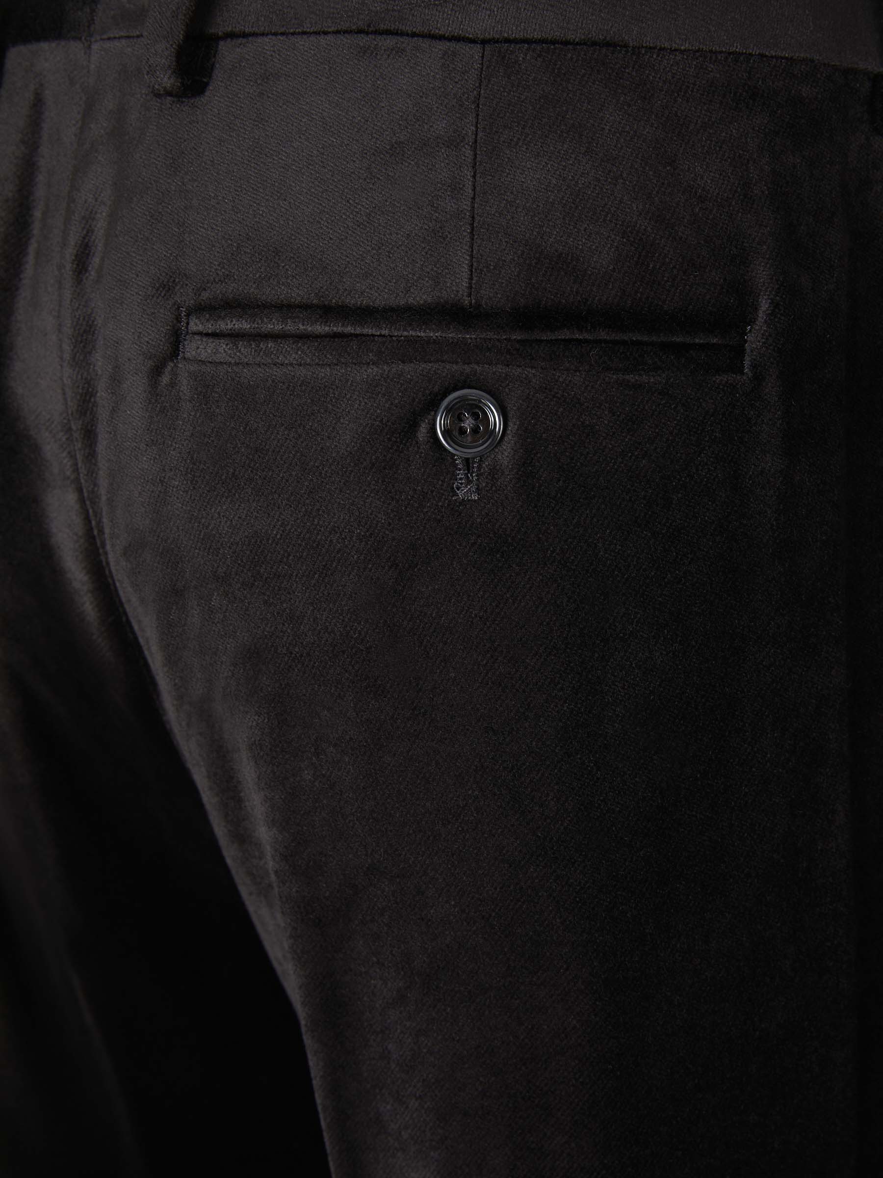 Outlet online Lardini Hombre Pantalones Formales Lana color Negro sku 521-002809 01 - Foto 4