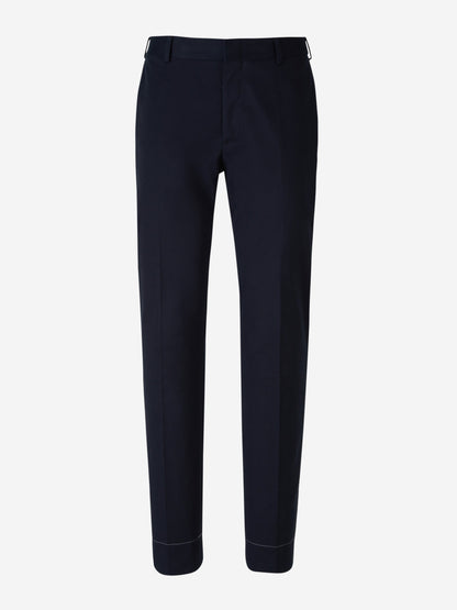 Outlet online Brioni Hombre Pantalones Chinos Algodón color Azul Noche sku 521-002814 01 - Foto 1