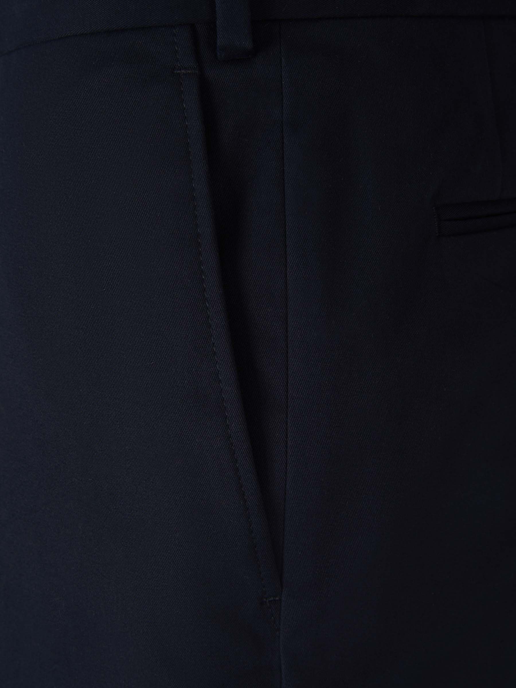 Outlet online Brioni Hombre Pantalones Chinos Algodón color Azul Noche sku 521-002814 01 - Foto 3