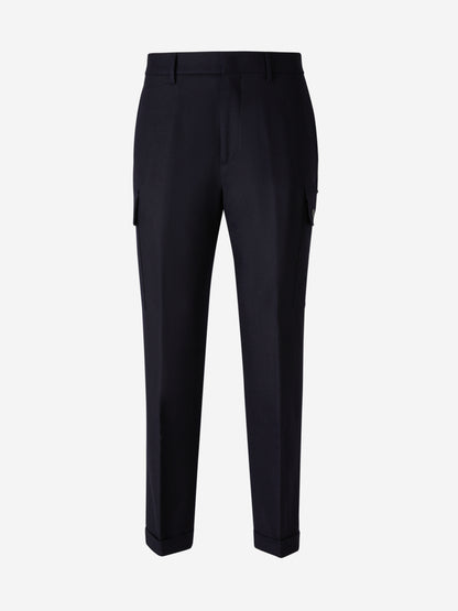 Outlet online Etro Hombre Pantalones Cargo Lana color Negro sku 521-002823 01 - Foto 1