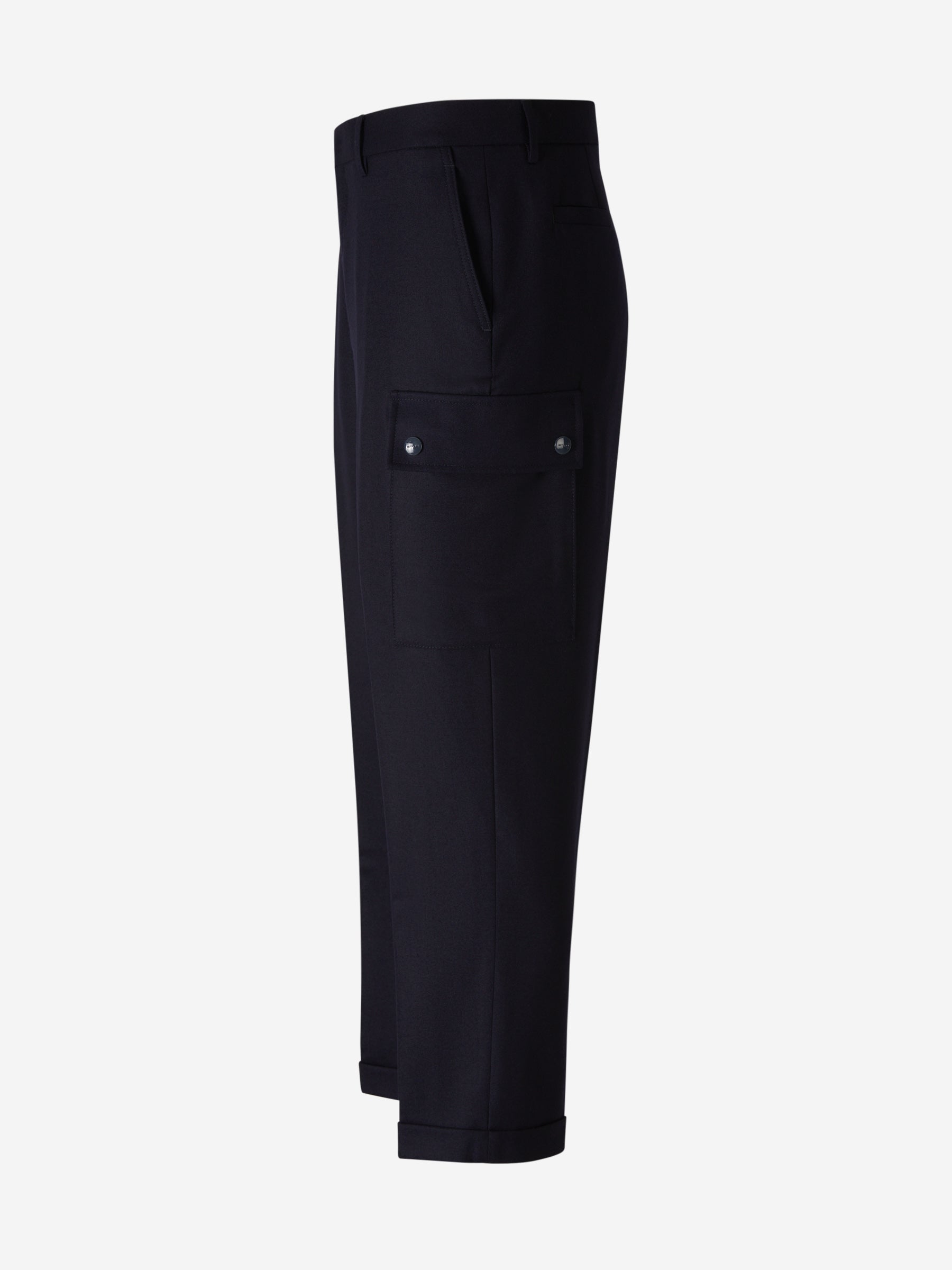 Outlet online Etro Hombre Pantalones Cargo Lana color Negro sku 521-002823 01 - Foto 2