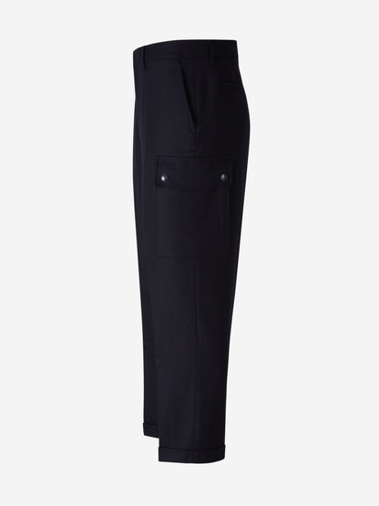Outlet online Etro Hombre Pantalones Cargo Lana color Negro sku 521-002823 01 - Foto 2