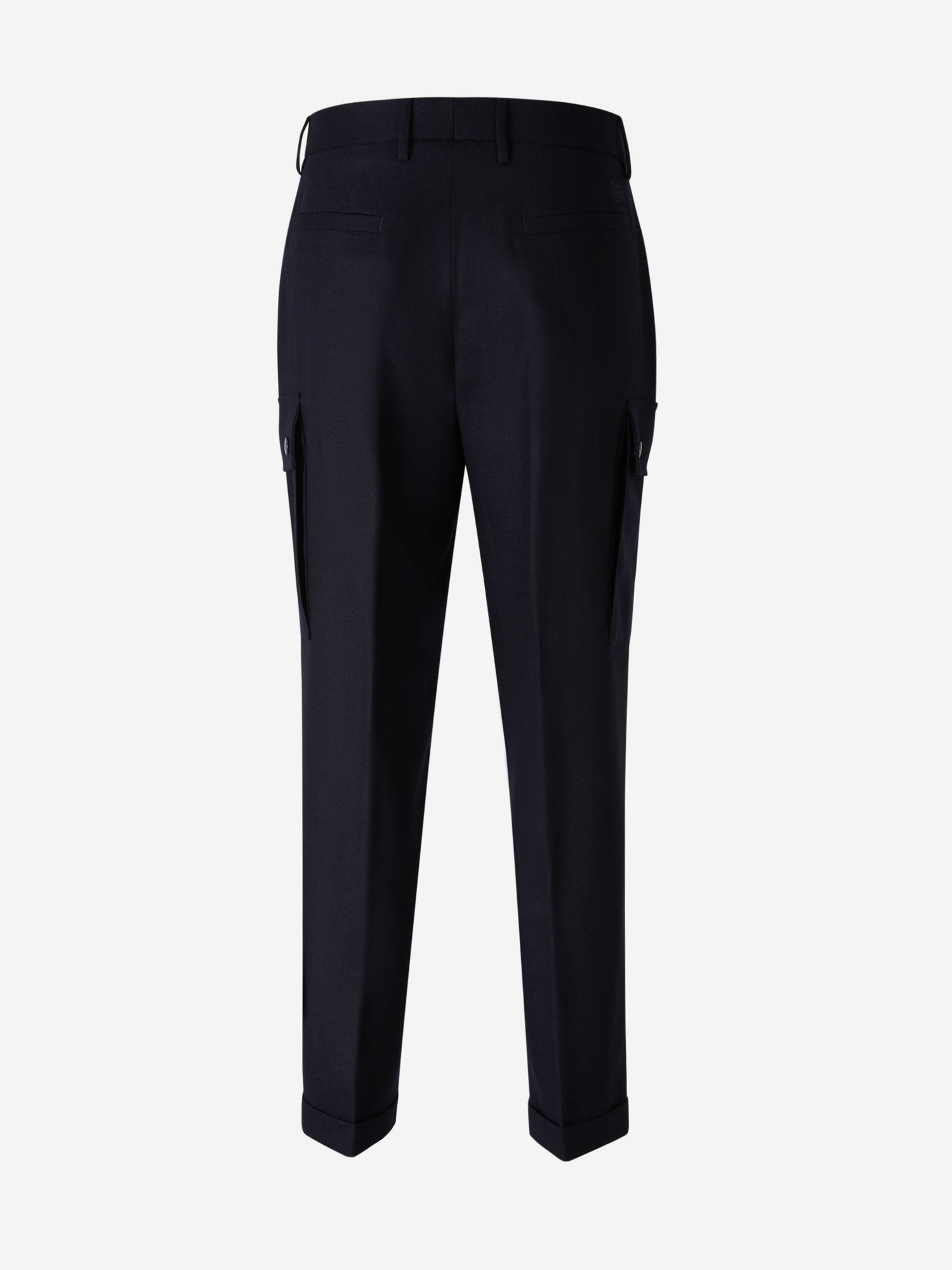 Outlet online Etro Hombre Pantalones Cargo Lana color Negro sku 521-002823 01 - Foto 3