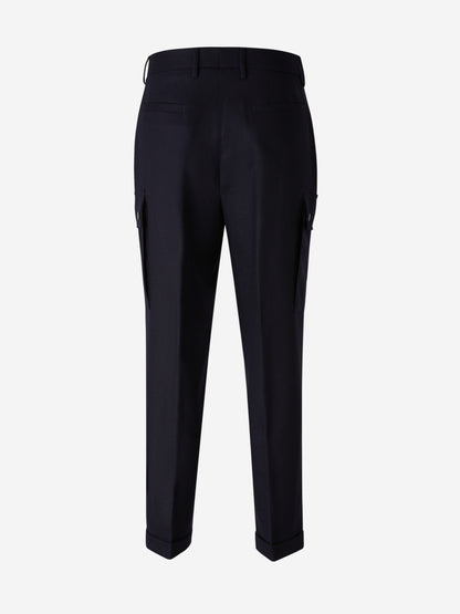 Outlet online Etro Hombre Pantalones Cargo Lana color Negro sku 521-002823 01 - Foto 3
