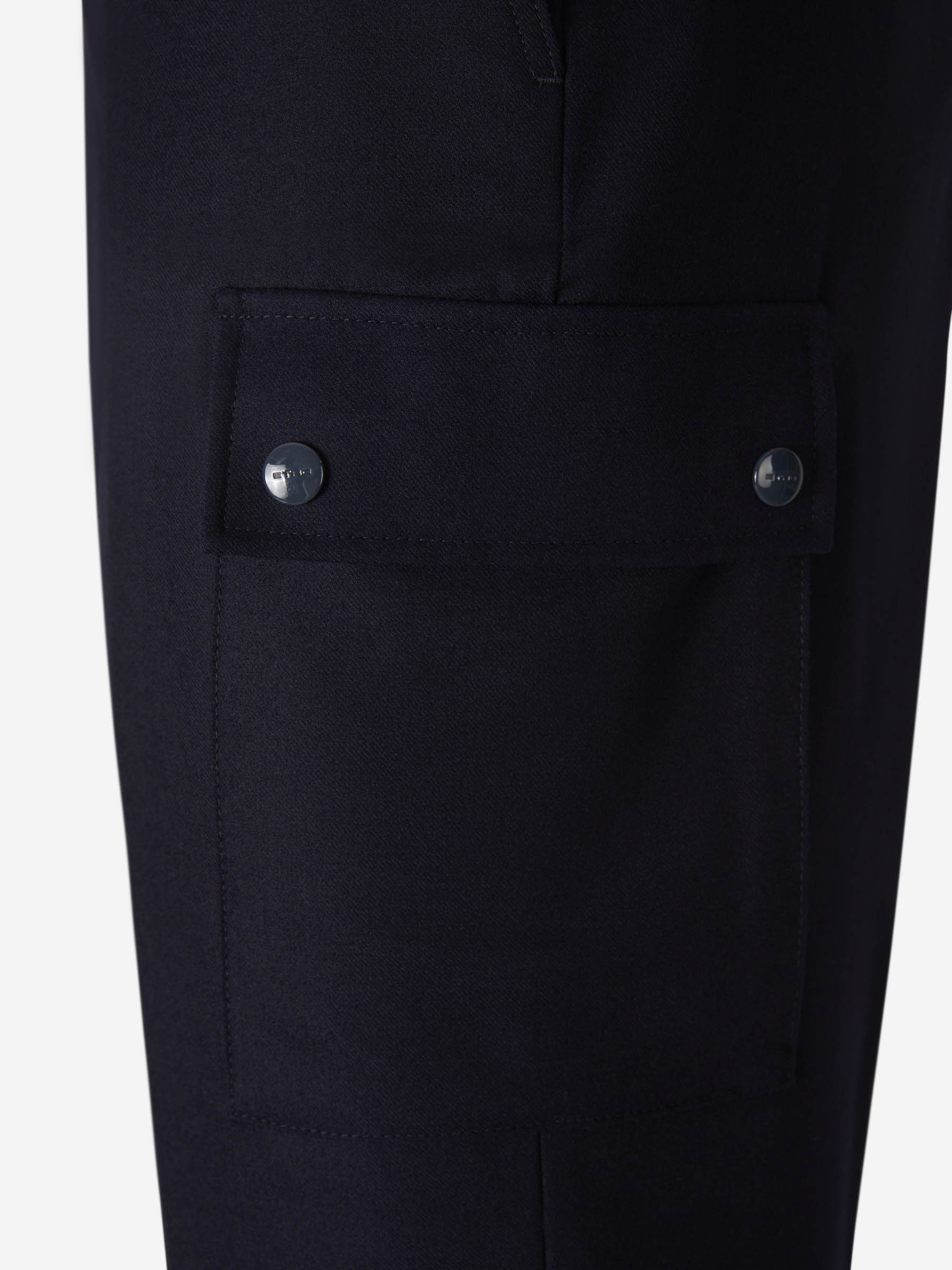 Outlet online Etro Hombre Pantalones Cargo Lana color Negro sku 521-002823 01 - Foto 5
